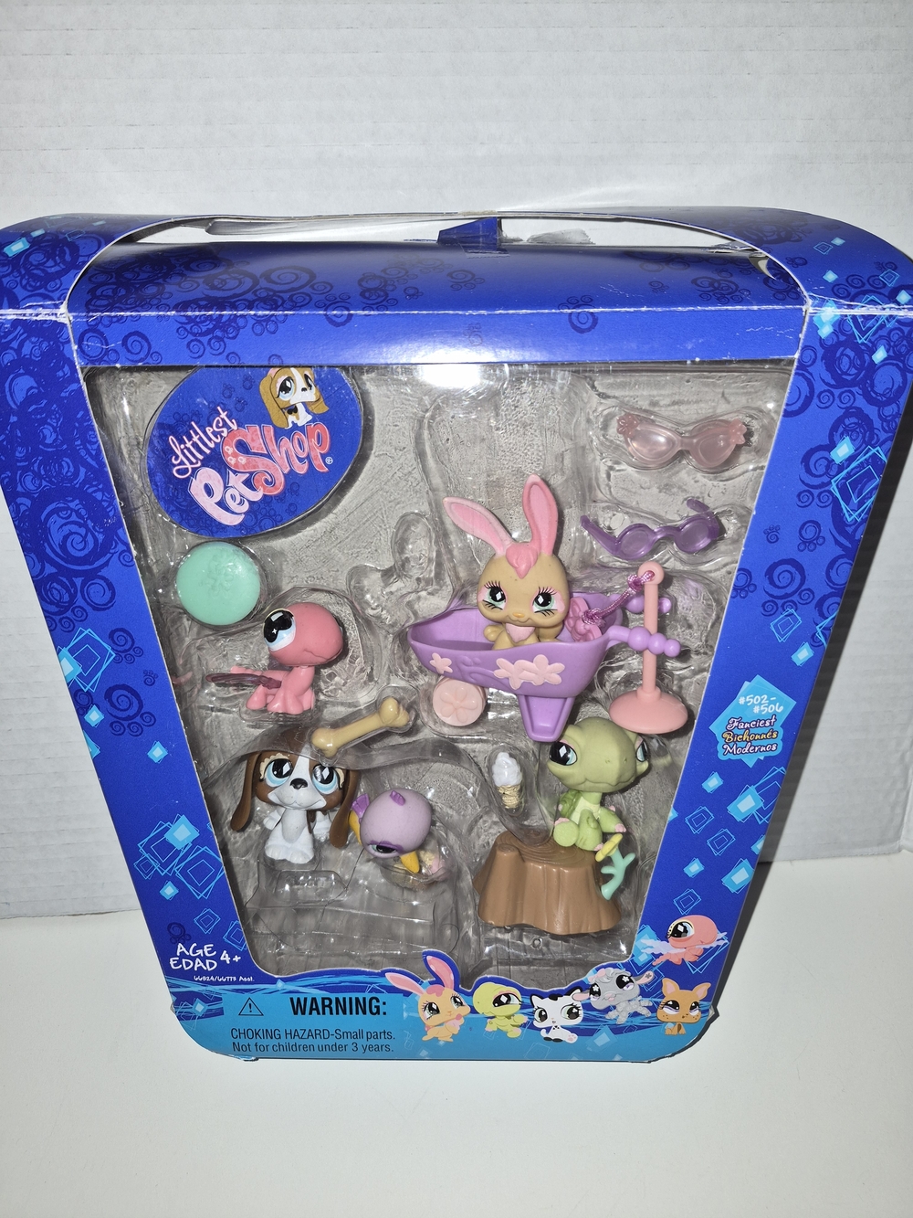 Littlest Pet Shop Spring Basket Fanciest Pets # 502, 503, 504,505,506 Dog Bunny